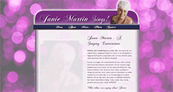 Desktop Screenshot of janiemartinsings.com