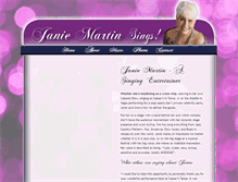 Tablet Screenshot of janiemartinsings.com